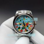 New Swiss Replica VS Rolex Oyster Perpetual 126000 Bubbles Dial 904L Stainless Steel Watch 